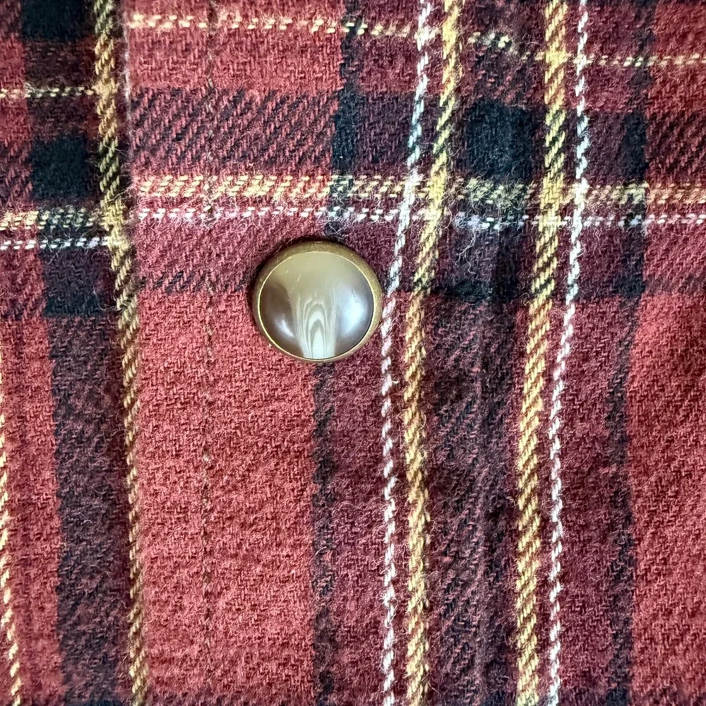 Cody James‎ Authentic Western Apparel Plaid Flannel Snap Button Shirt Men's 3X - Picture 5 of 7